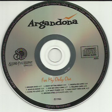 MARIO ARGANDOÑA - For My Only One (Album CD) - Imagen 2